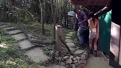 Lumberjacks have they ebony girls. The very first victim. Part 2. She endures blindfolded, while he paddling her flawless ass, and ravages her in handcuffs.
