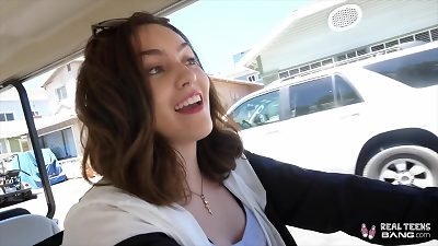 Real teens - Colorado teen Freya Parker Does Her first porn casting scene