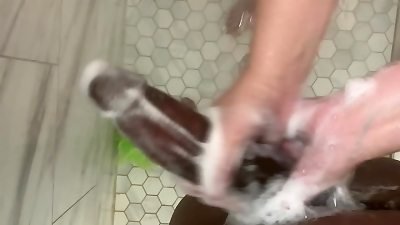 eighteen yr aged Stepsister Shares bathroom With Her older Stepbrother ! WOW Your prick Is So fucking big WTF It&rsquo;s The Size Of My Forearm!! And You Want Me To Put That In My booty