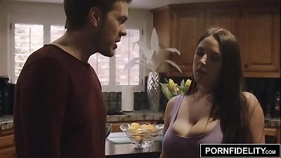 PORNFIDELITY Angela white fat melons pounded