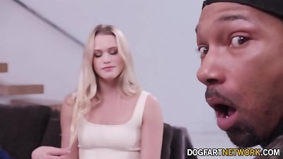 Yoga teacher Chloe Rose Gets stretched Out By two ebony meatpipes
