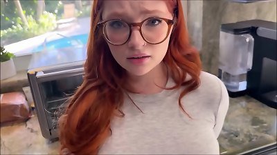 ginger-haired Step daughter filled With cum - Naomi Hughes - Family Therapy - Alex Adams
