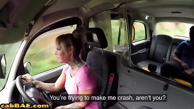 busty cougar cabbie sucks after getting plowed by dangled captured