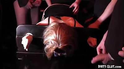 Slutwife Nicole often gangbanged by plenty of lollipops