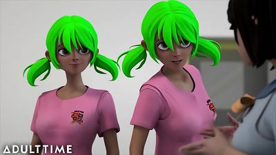 ADULT TIME anime intercourse college - Giantess teacher & schoolgirl bondage